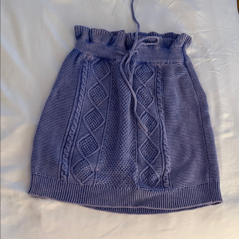 Free people Purple Knit Skirt